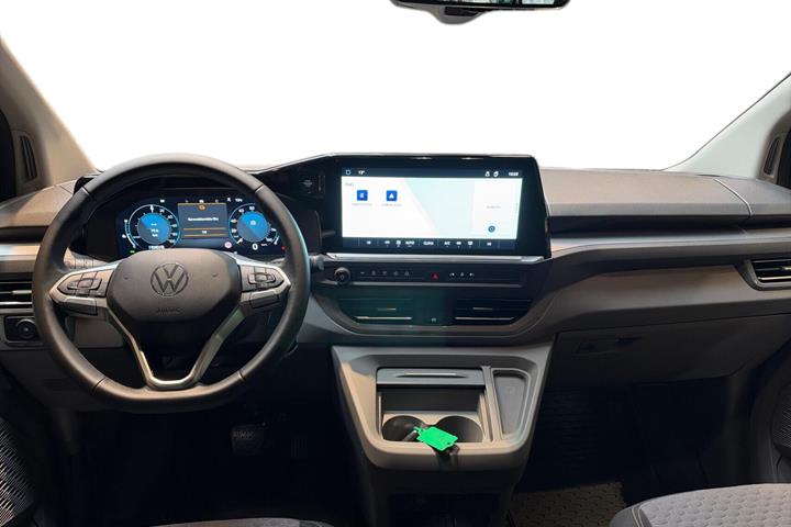 Blå VW e-Caravelle fra 2025