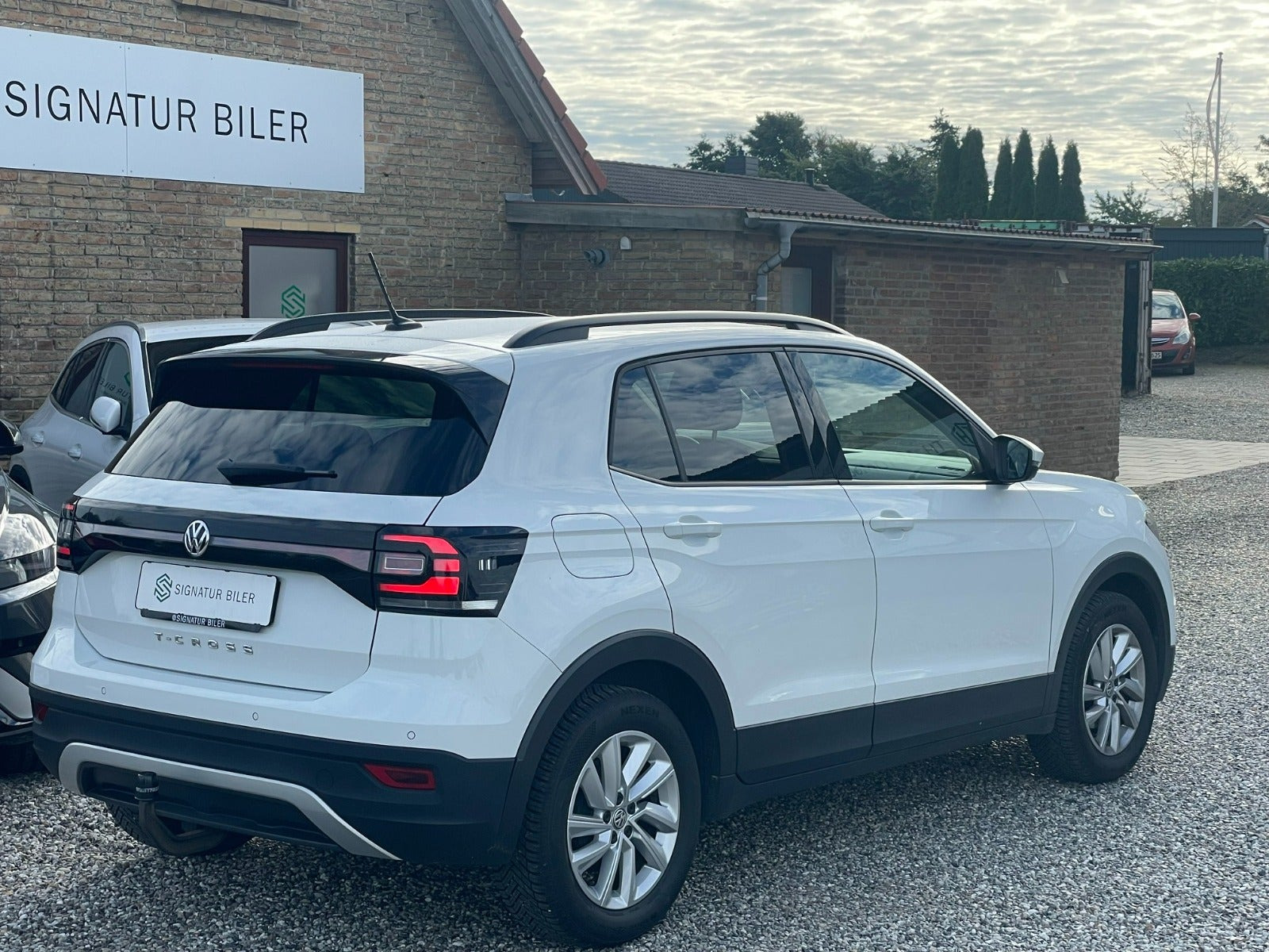 Hvid VW T-Cross fra 2019