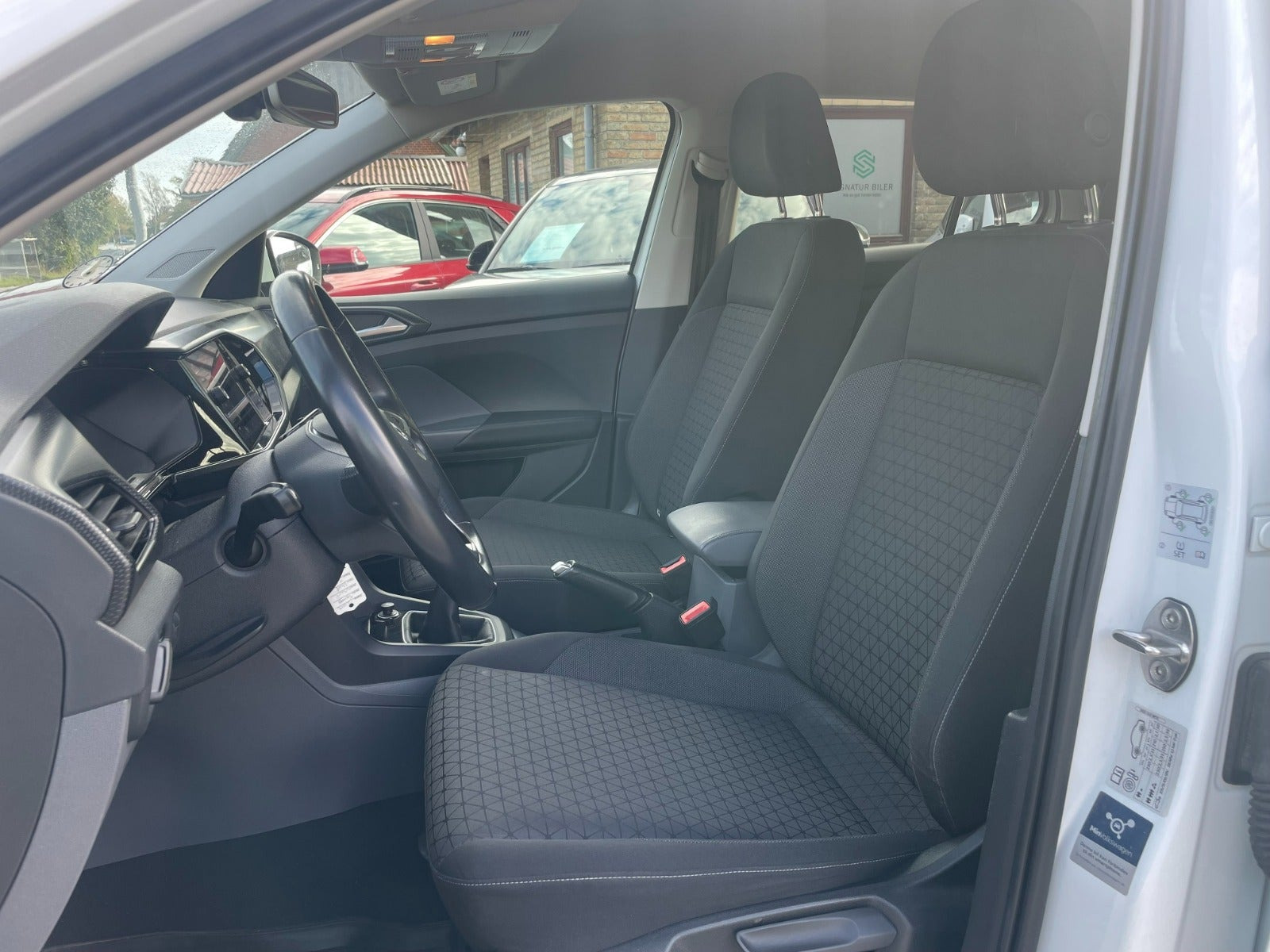 Hvid VW T-Cross fra 2019