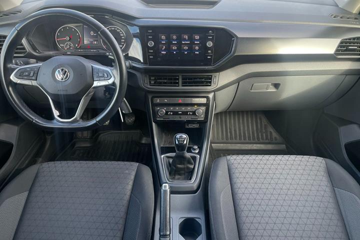 Hvid VW T-Cross fra 2019