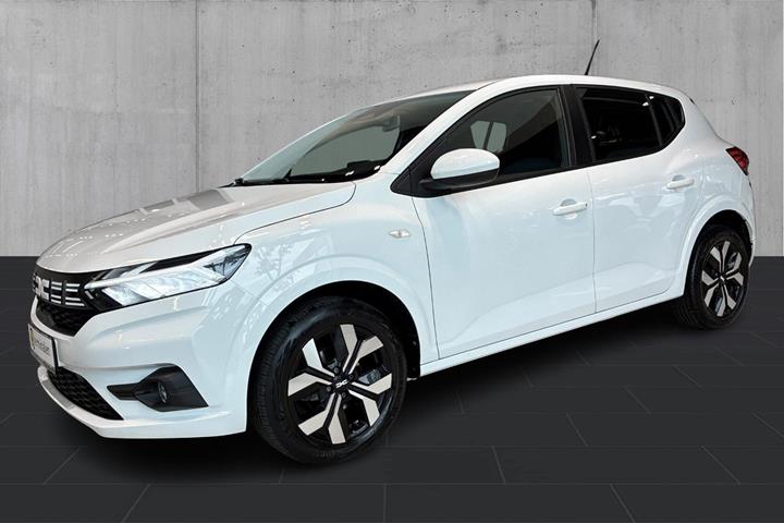 Hvid Dacia Sandero fra 2024