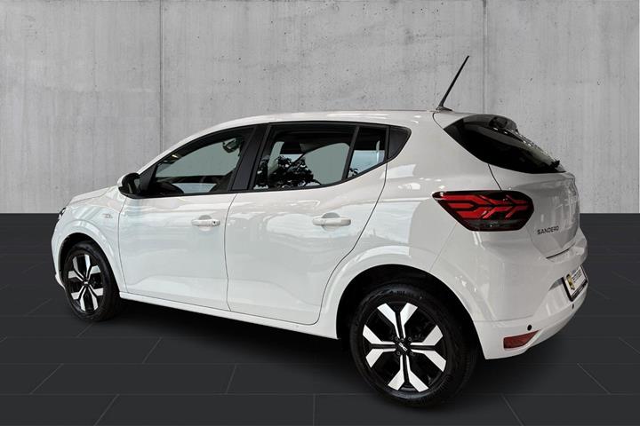 Hvid Dacia Sandero fra 2024