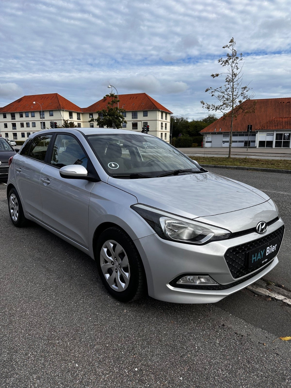 Sølv Hyundai i20 fra 2016