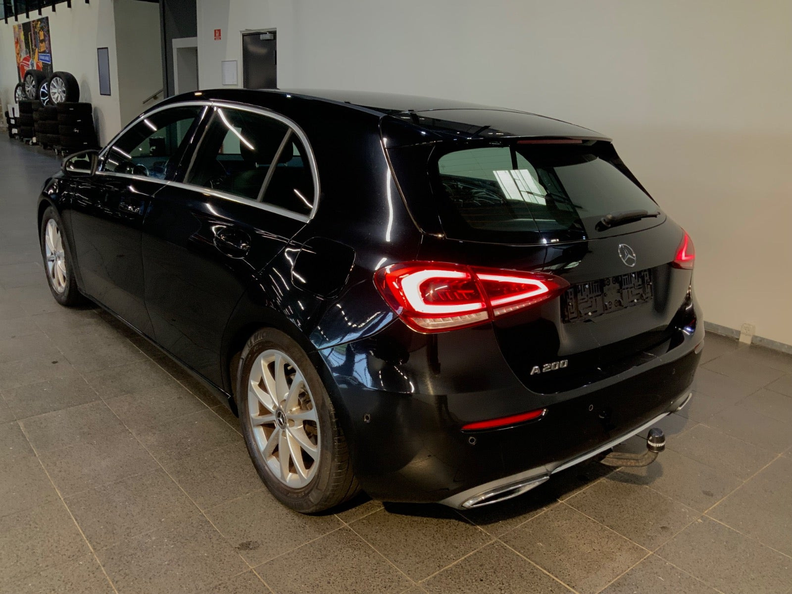 Sort Mercedes A200 fra 2019