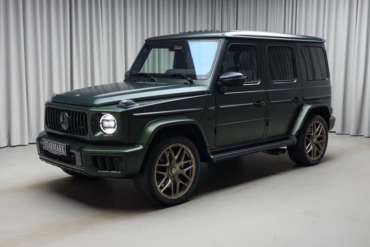Grøn Mercedes G63 fra 2026