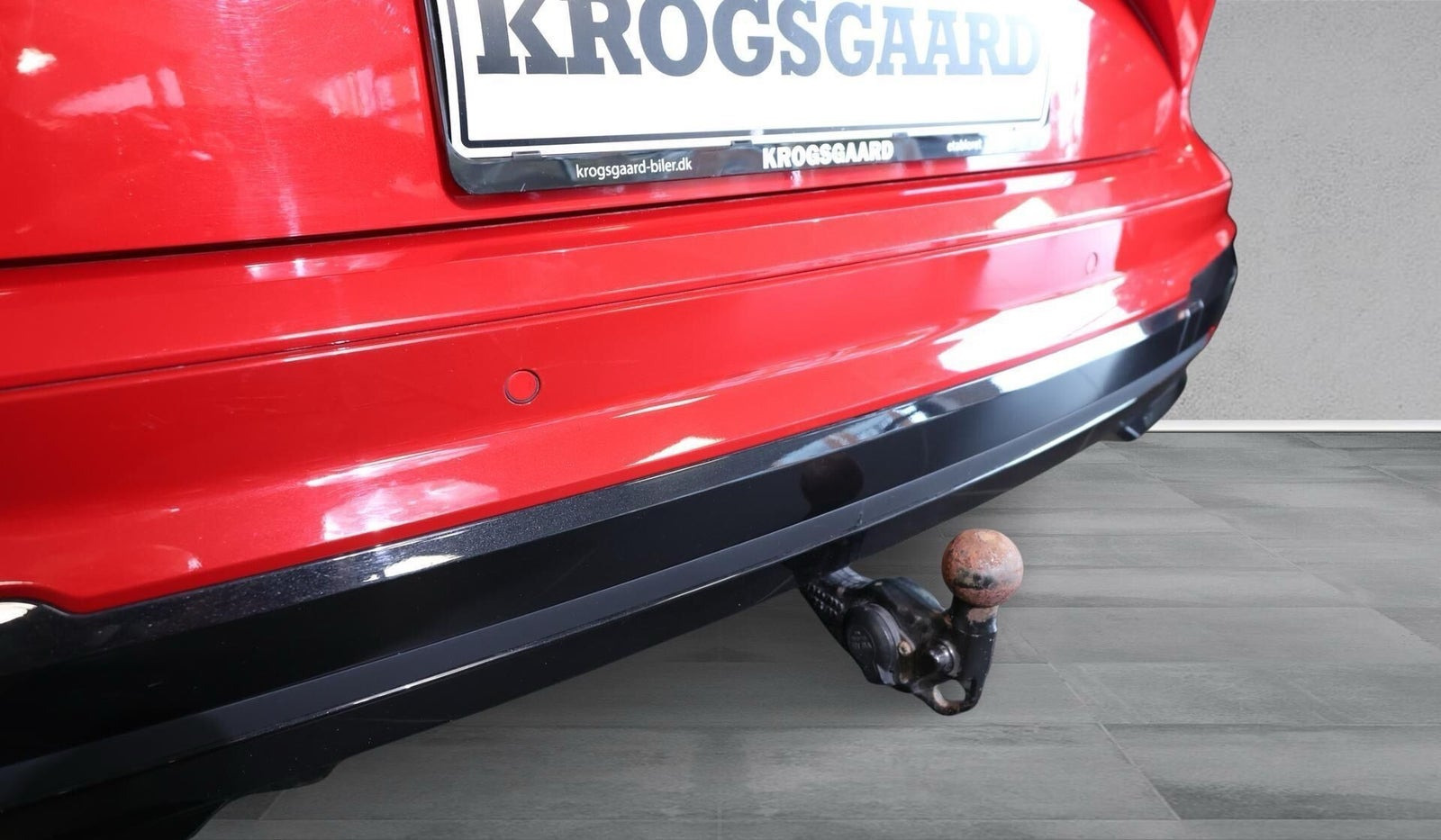 Rød Skoda Enyaq fra 2022