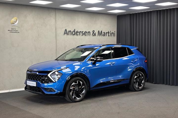 Blå Kia Sportage fra 2023