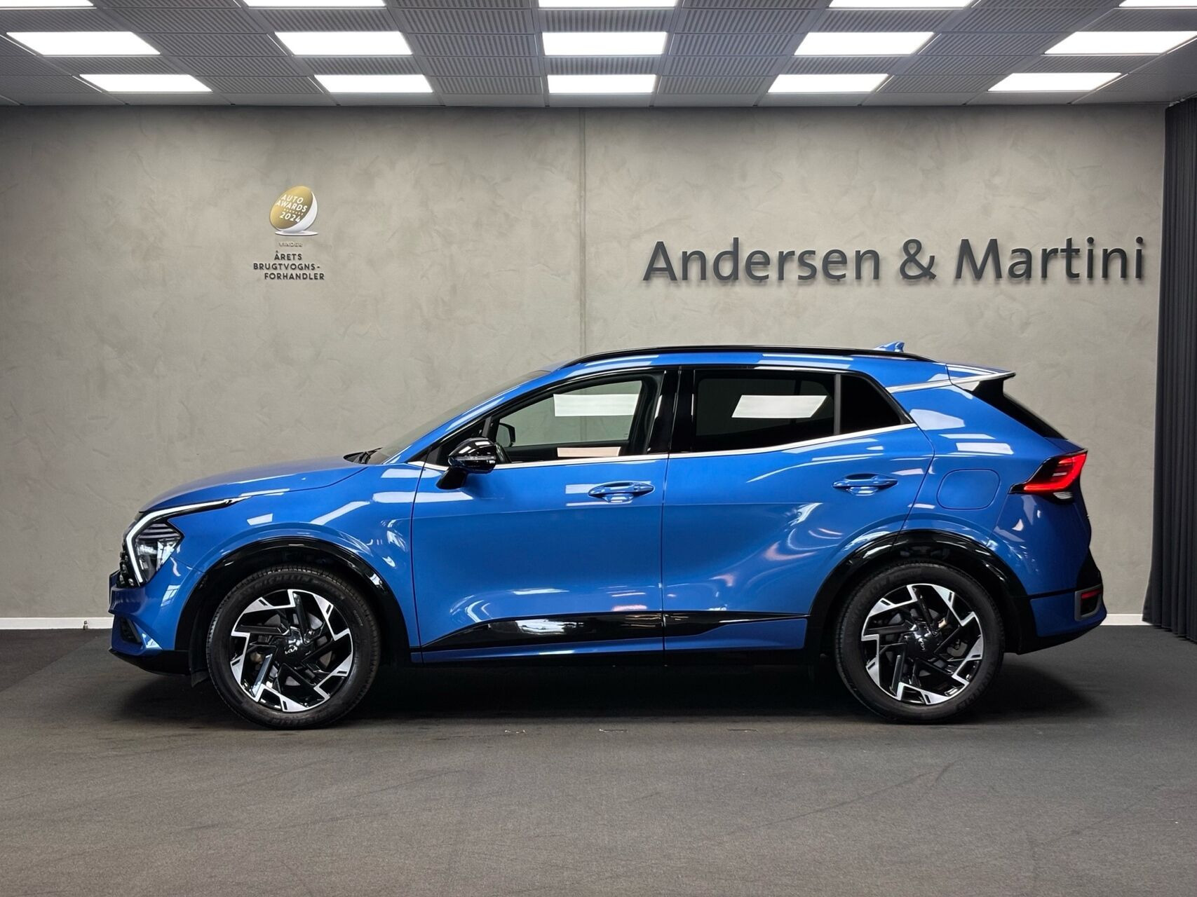Blå Kia Sportage fra 2023