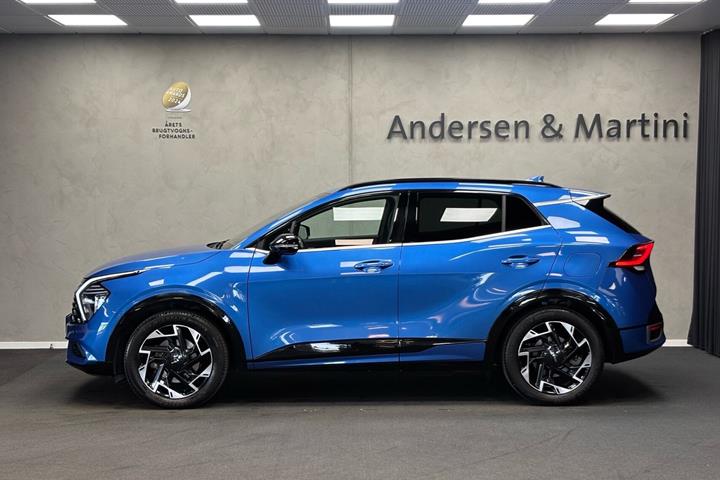 Blå Kia Sportage fra 2023