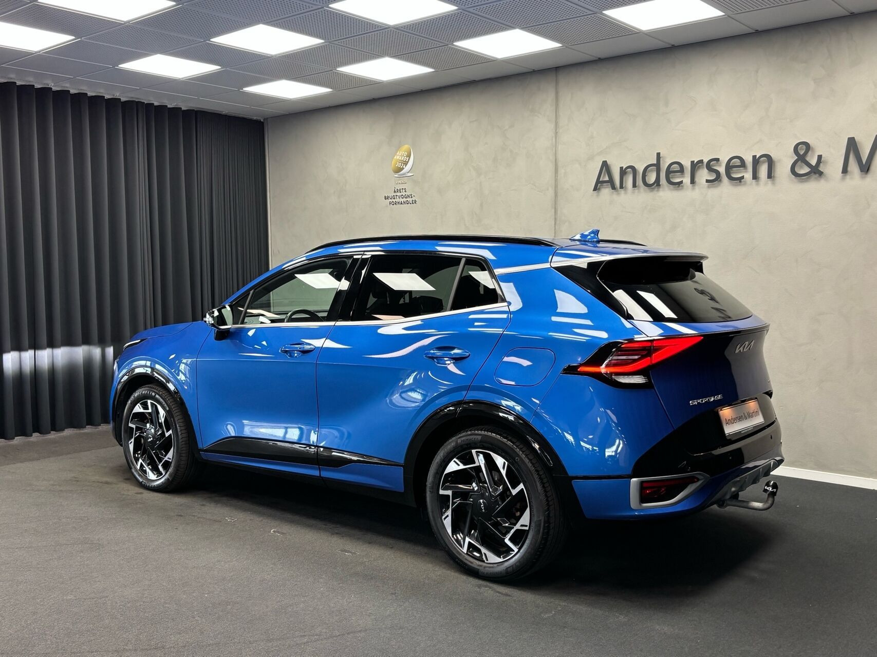 Blå Kia Sportage fra 2023