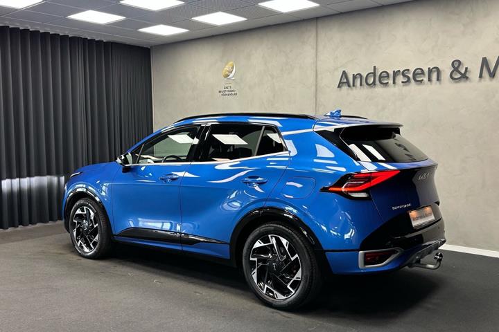 Blå Kia Sportage fra 2023