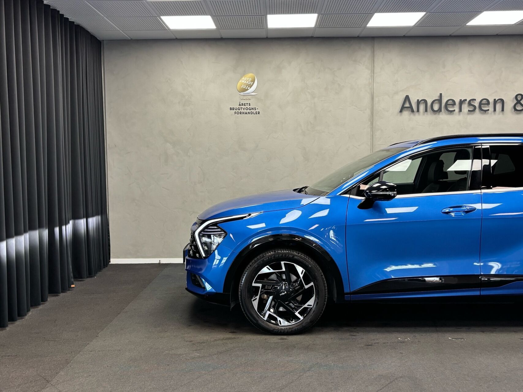 Blå Kia Sportage fra 2023