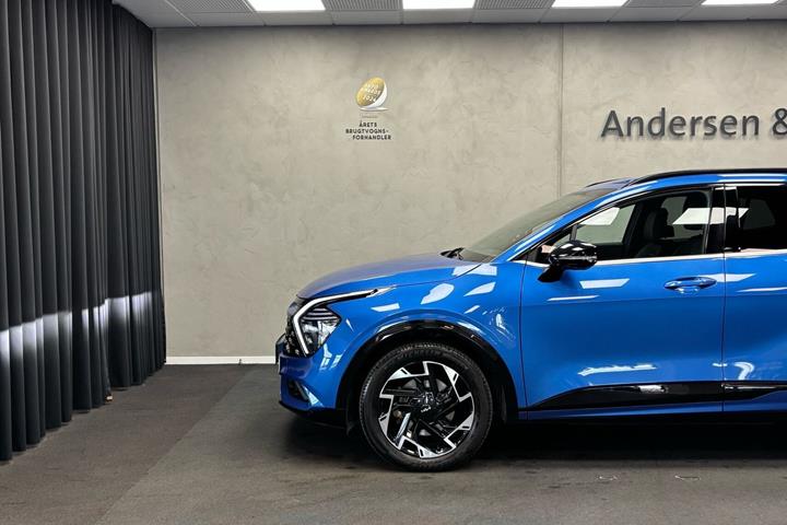 Blå Kia Sportage fra 2023
