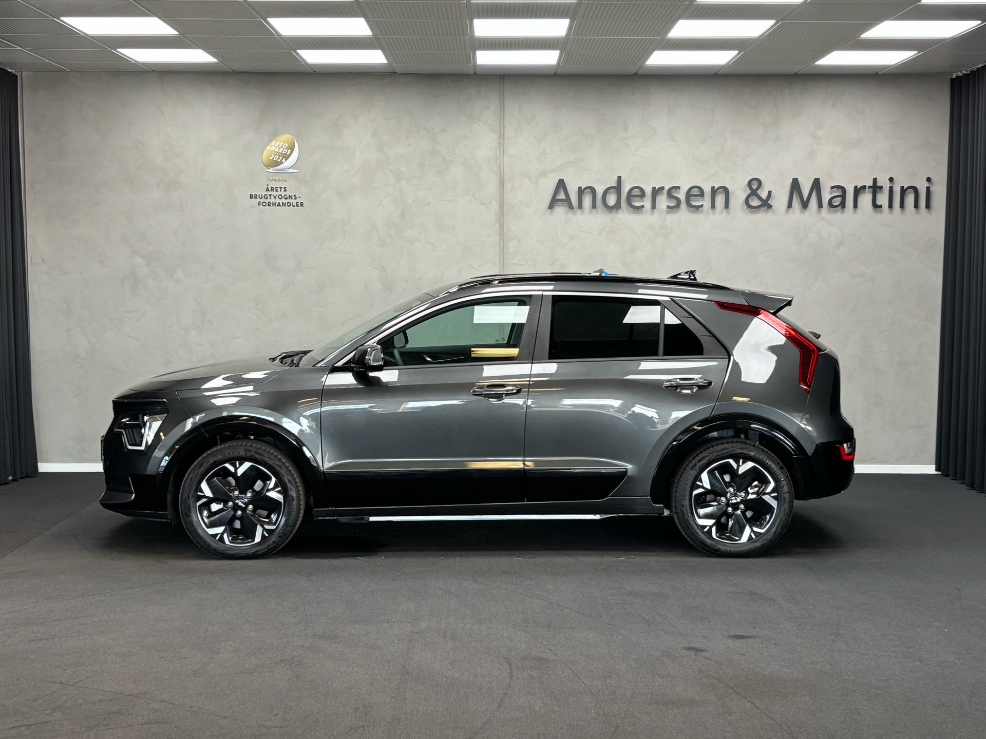 Grå Kia Niro EV fra 2025