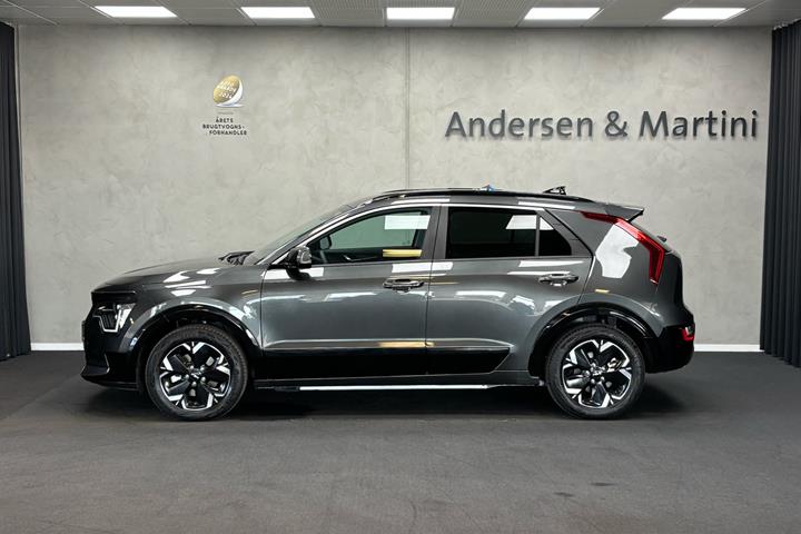 Grå Kia Niro EV fra 2025