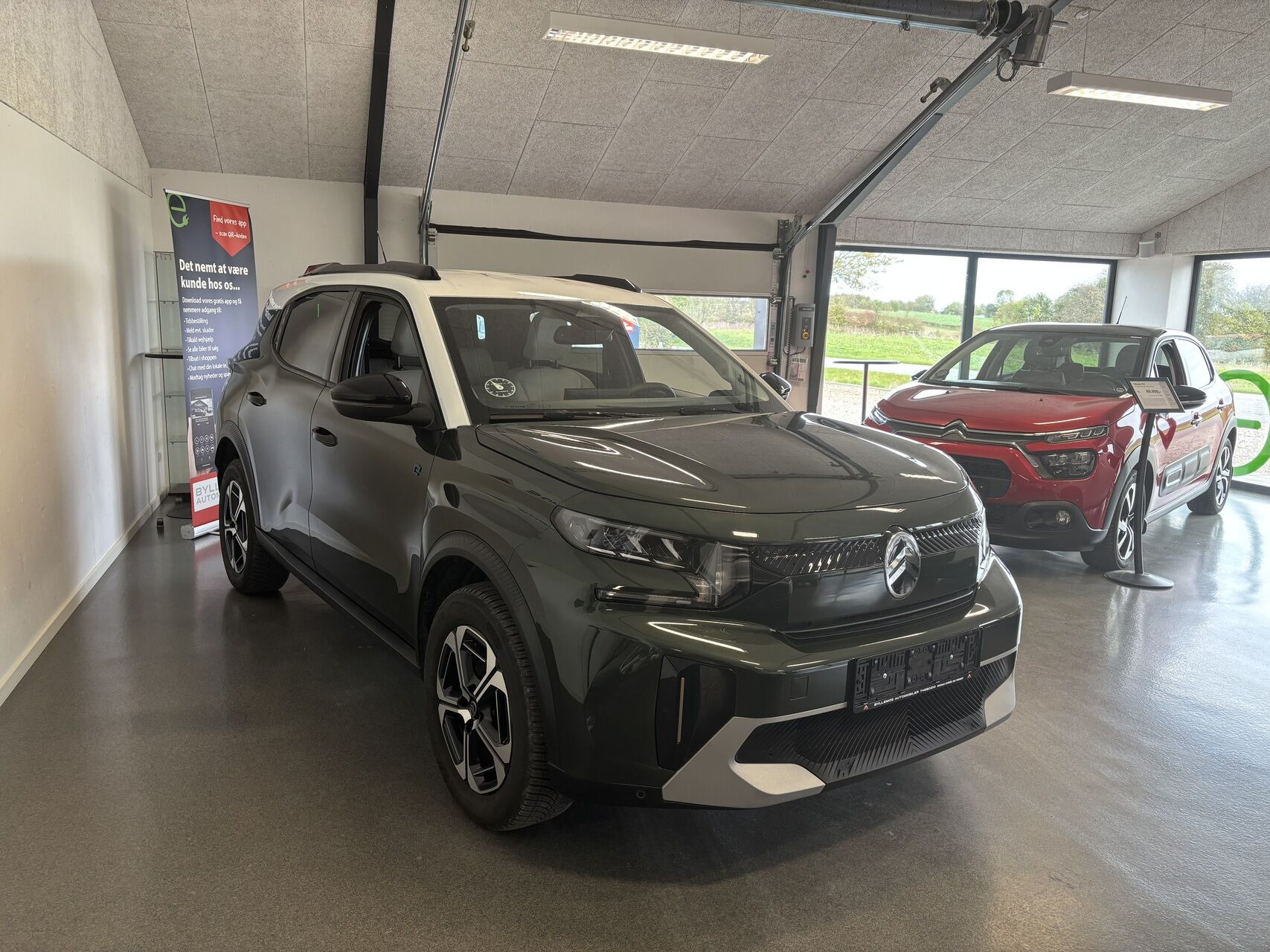 Grøn Citroën e-C3 Aircross fra 2025