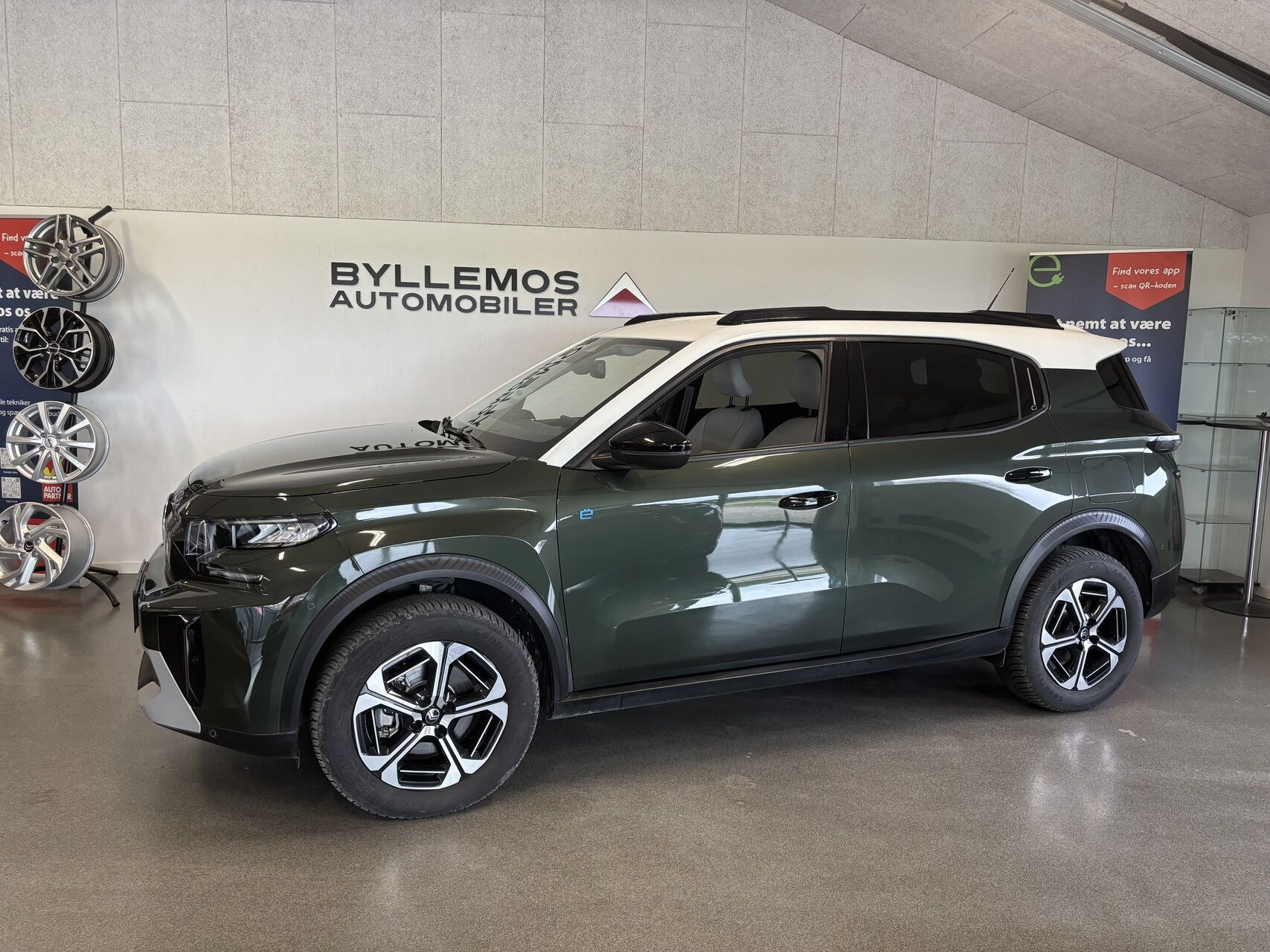 Grøn Citroën e-C3 Aircross fra 2025