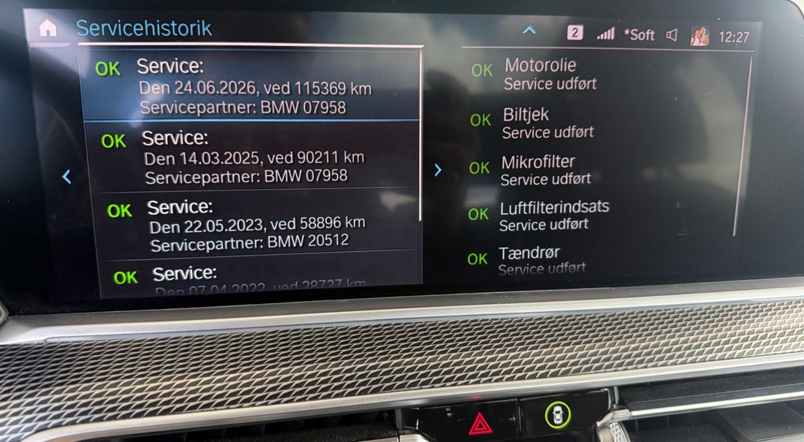 Hvid BMW X5 fra 2020