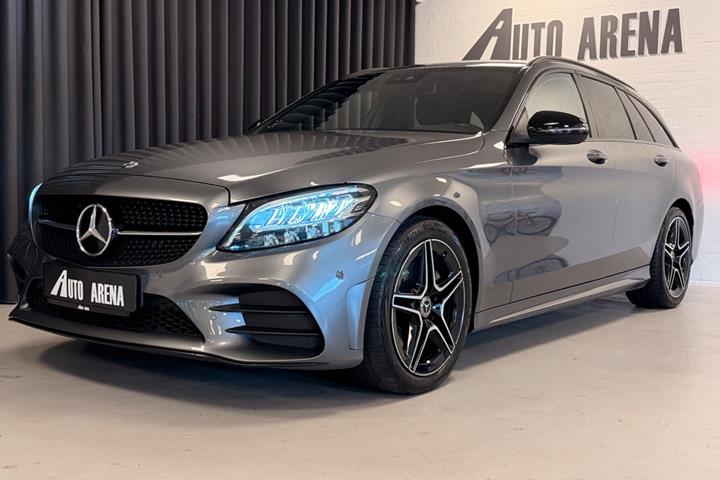 Grå Mercedes C200 fra 2020
