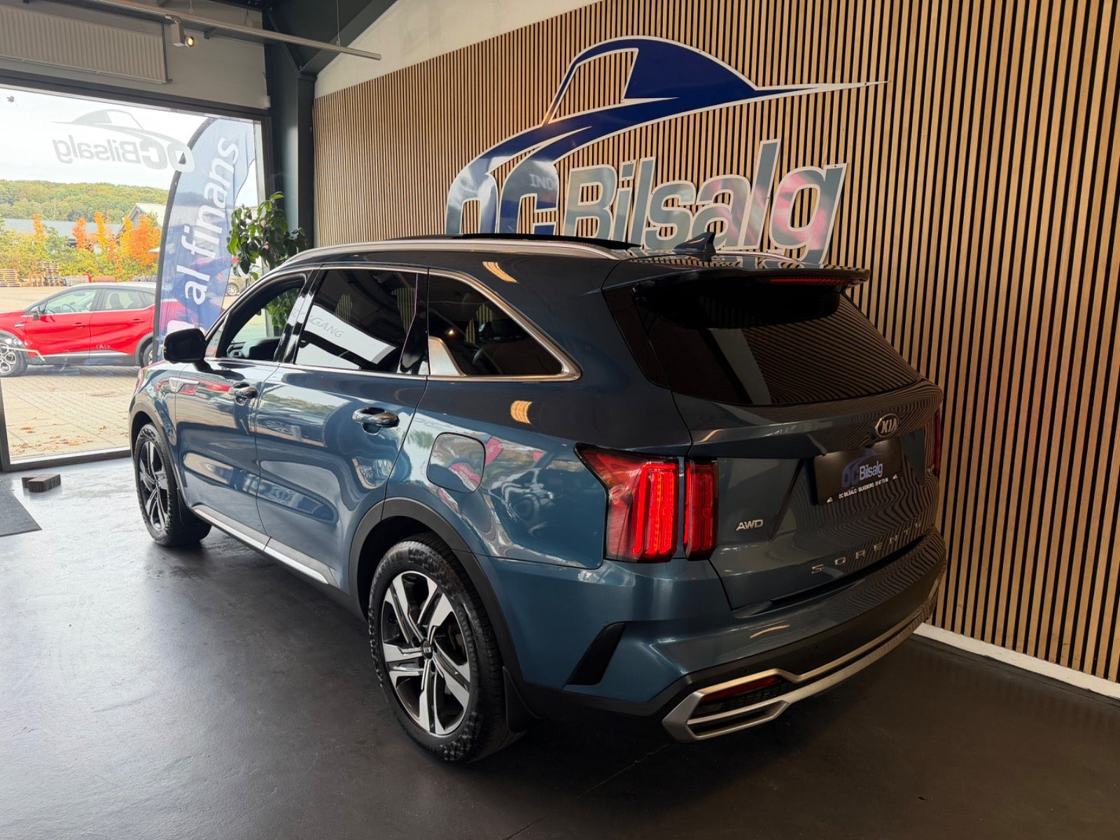 Blå Kia Sorento fra 2021