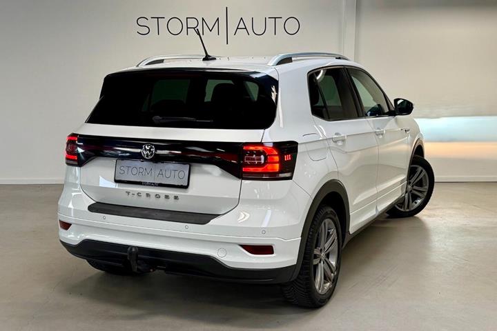 Hvid VW T-Cross fra 2019
