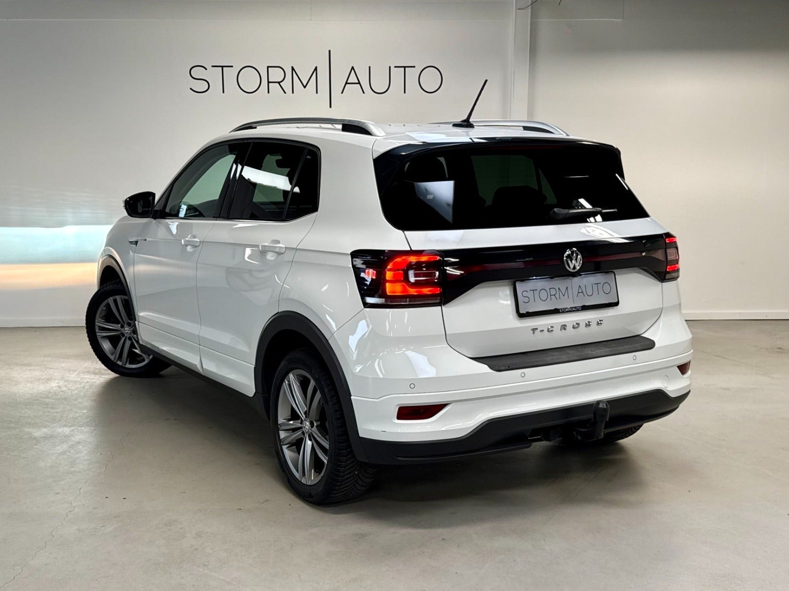 Hvid VW T-Cross fra 2019