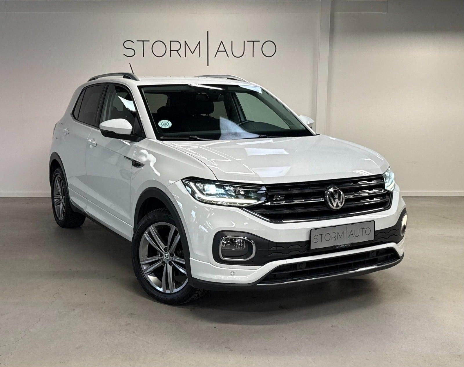 Hvid VW T-Cross fra 2019
