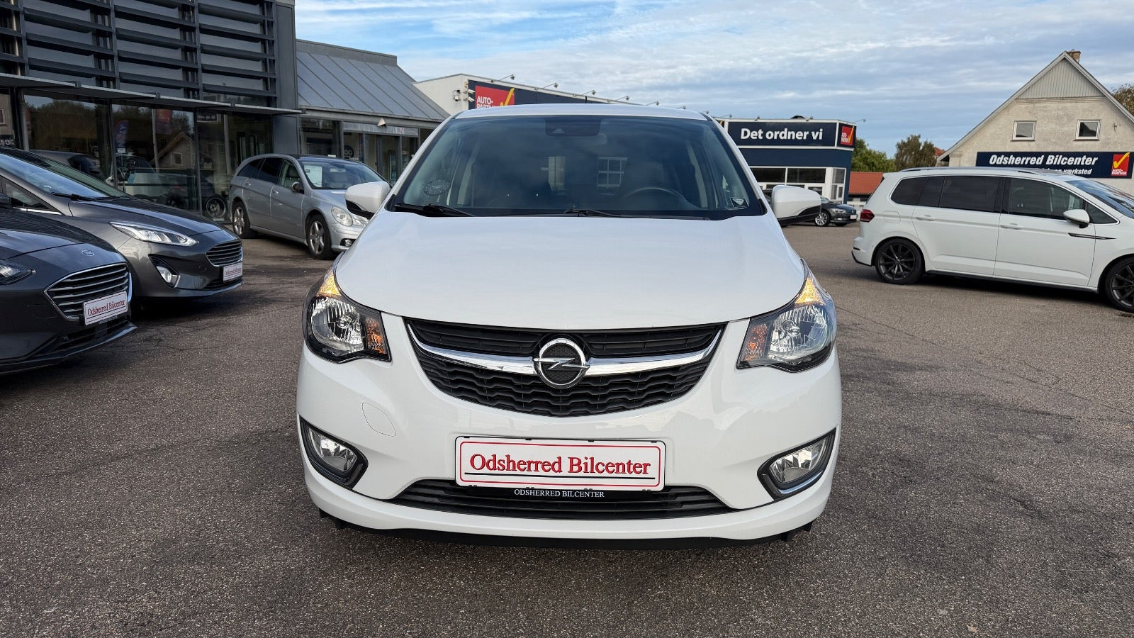 Hvid Opel Karl fra 2016