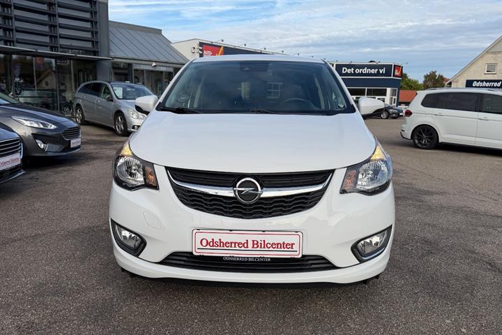 Hvid Opel Karl fra 2016