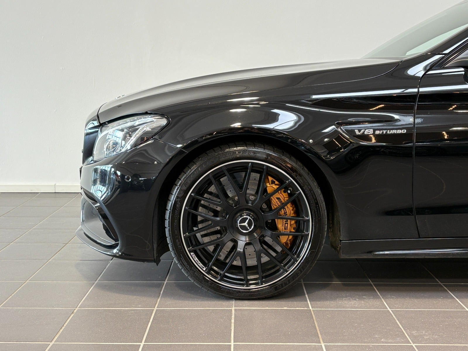 Sort Mercedes C63 fra 2017