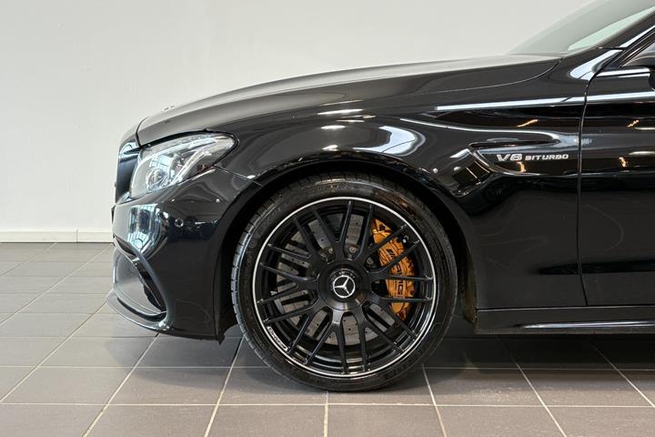 Sort Mercedes C63 fra 2017
