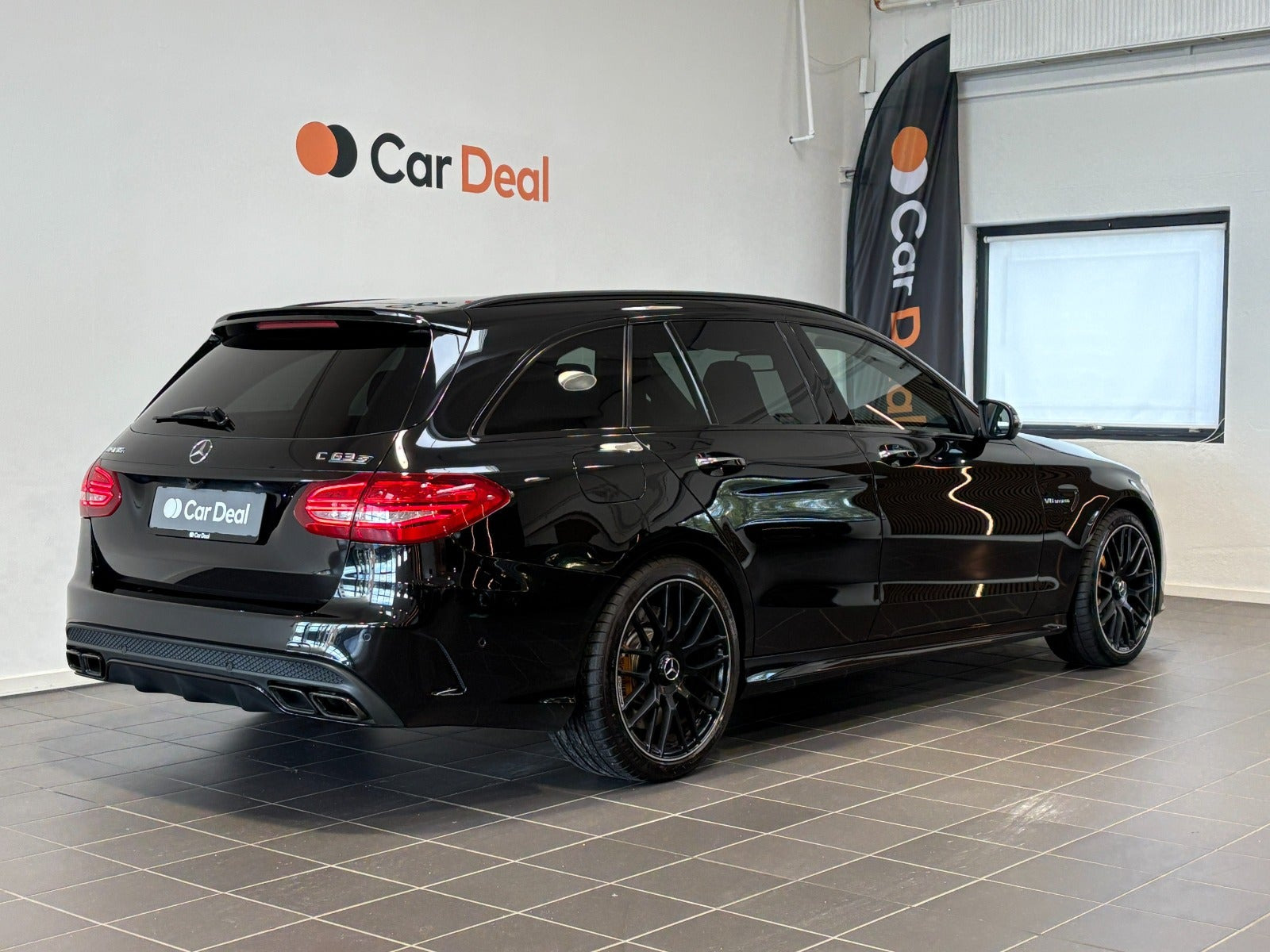 Sort Mercedes C63 fra 2017