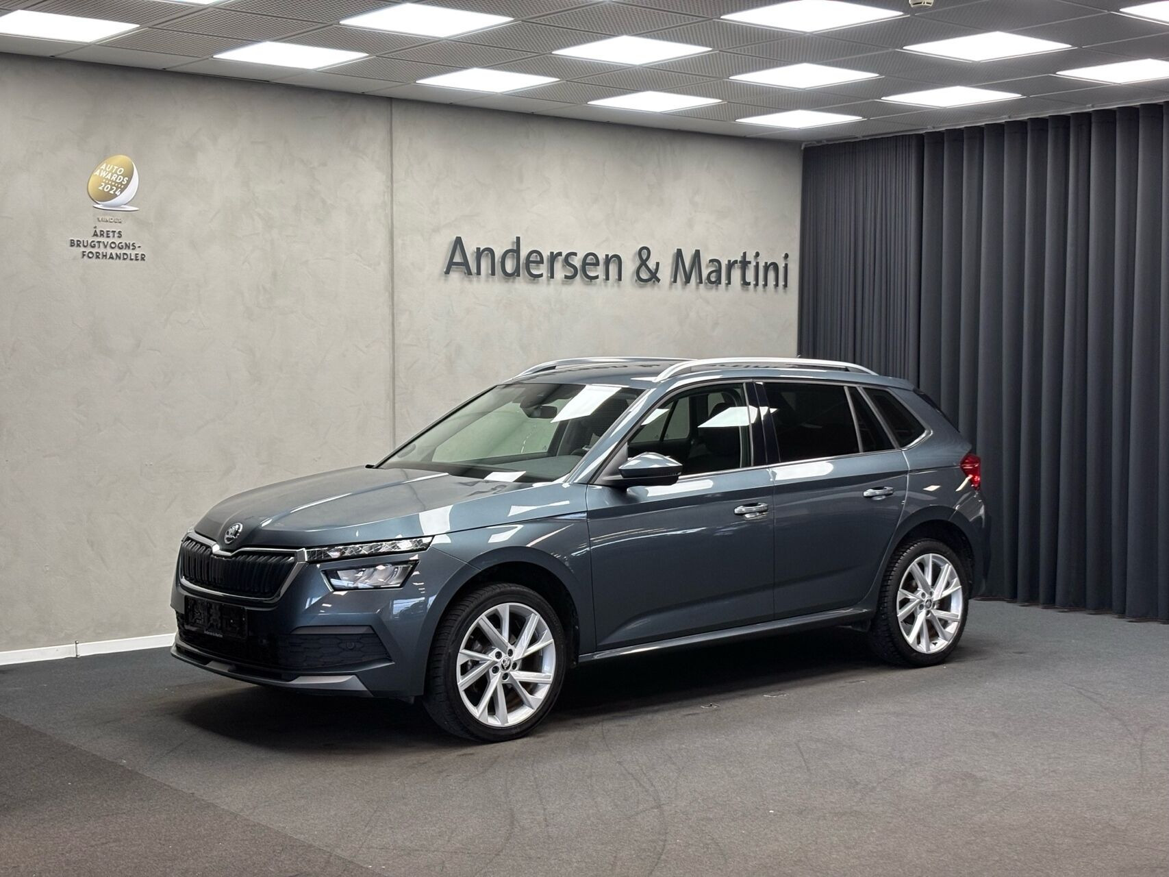 Grå Skoda Kamiq fra 2021