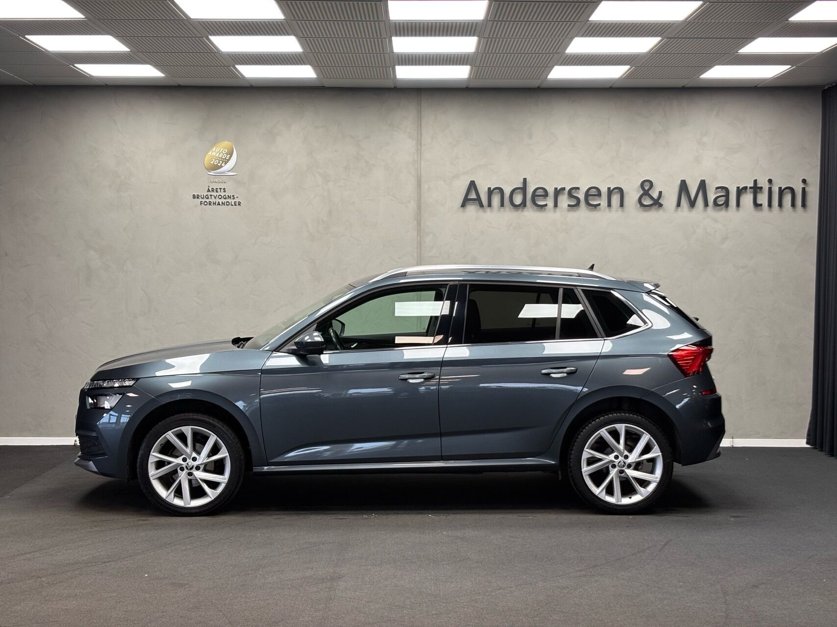 Grå Skoda Kamiq fra 2021