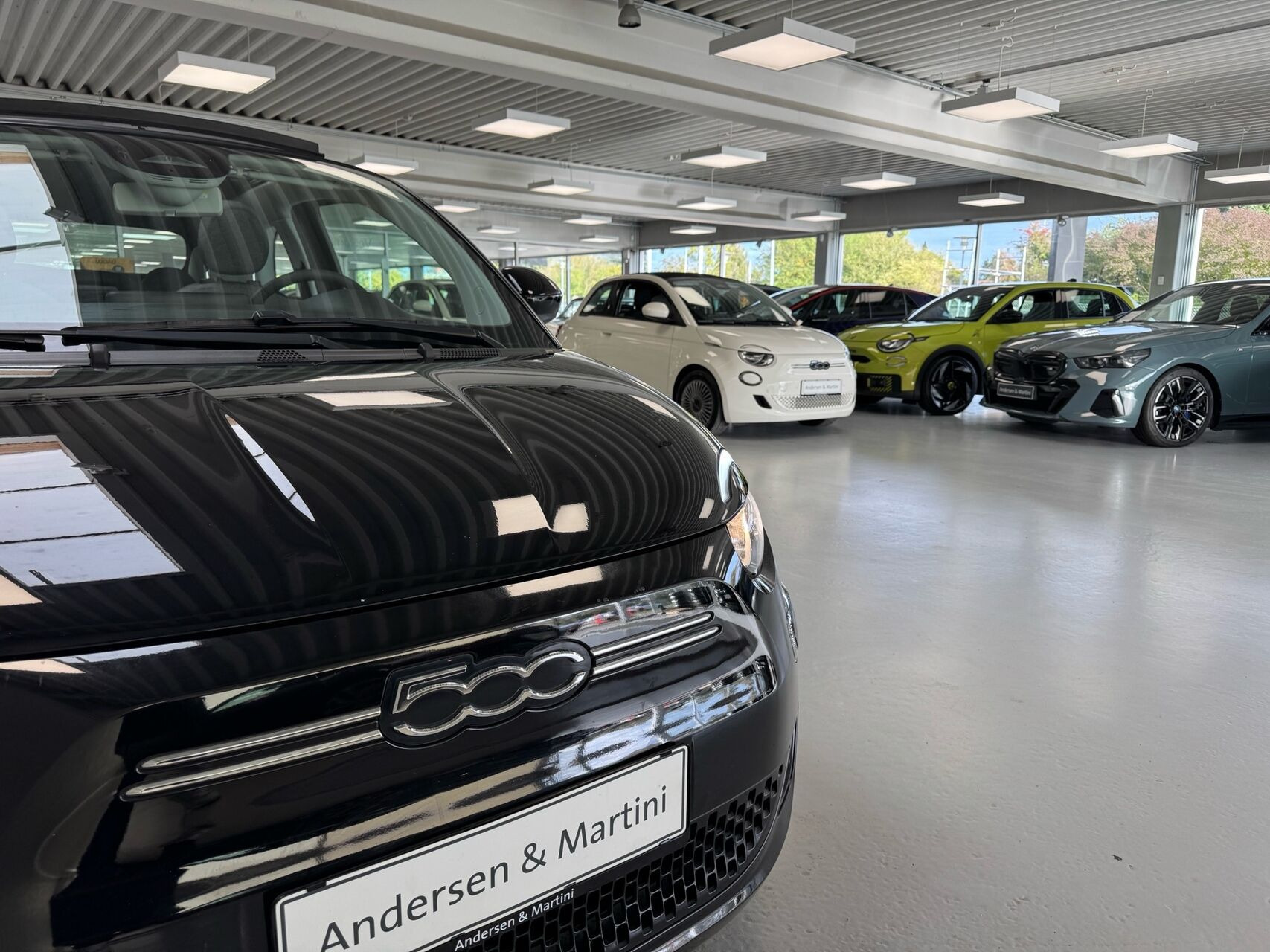 Sort Fiat 500e fra 2023