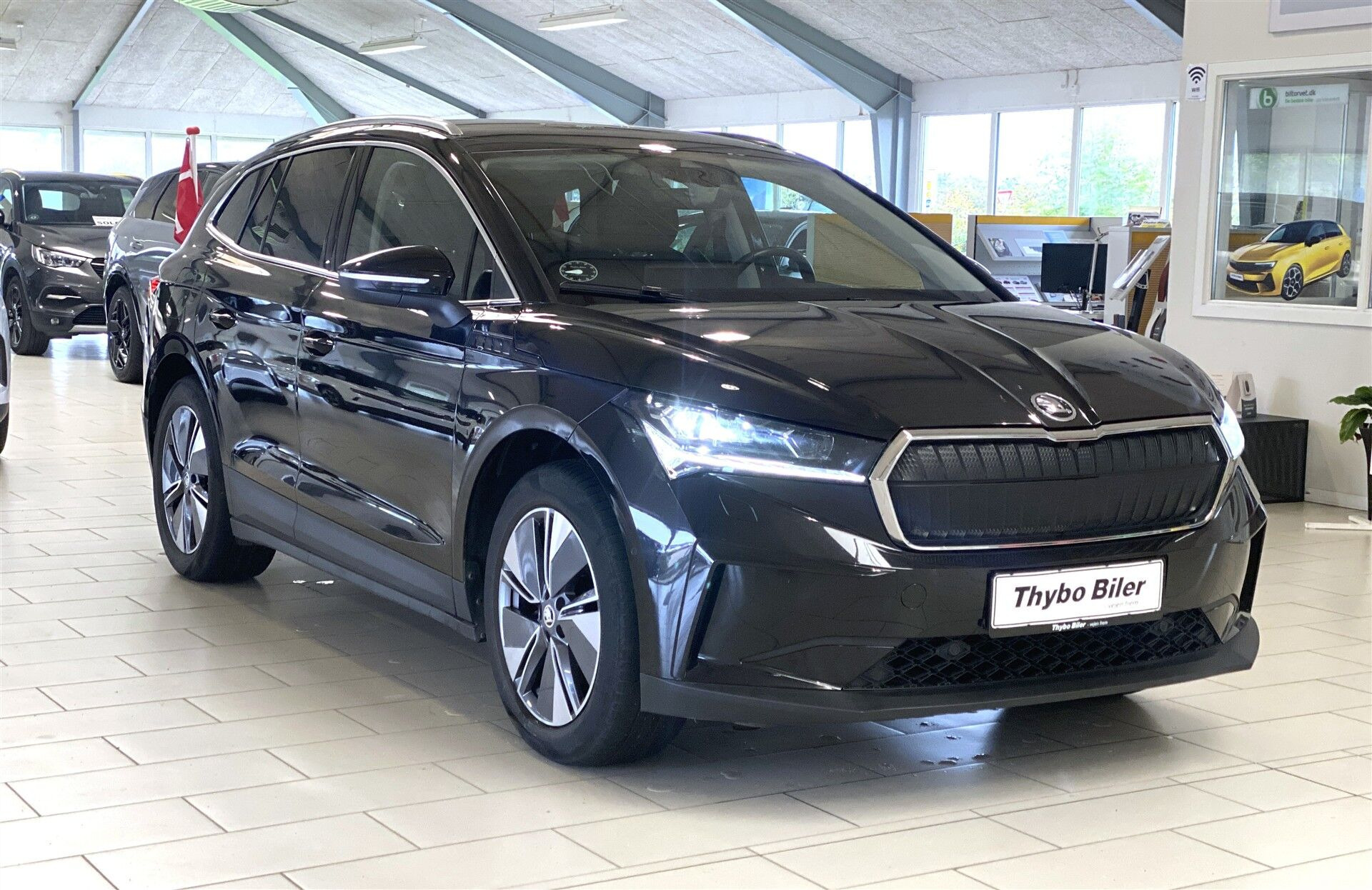 Sort Skoda Enyaq fra 2023
