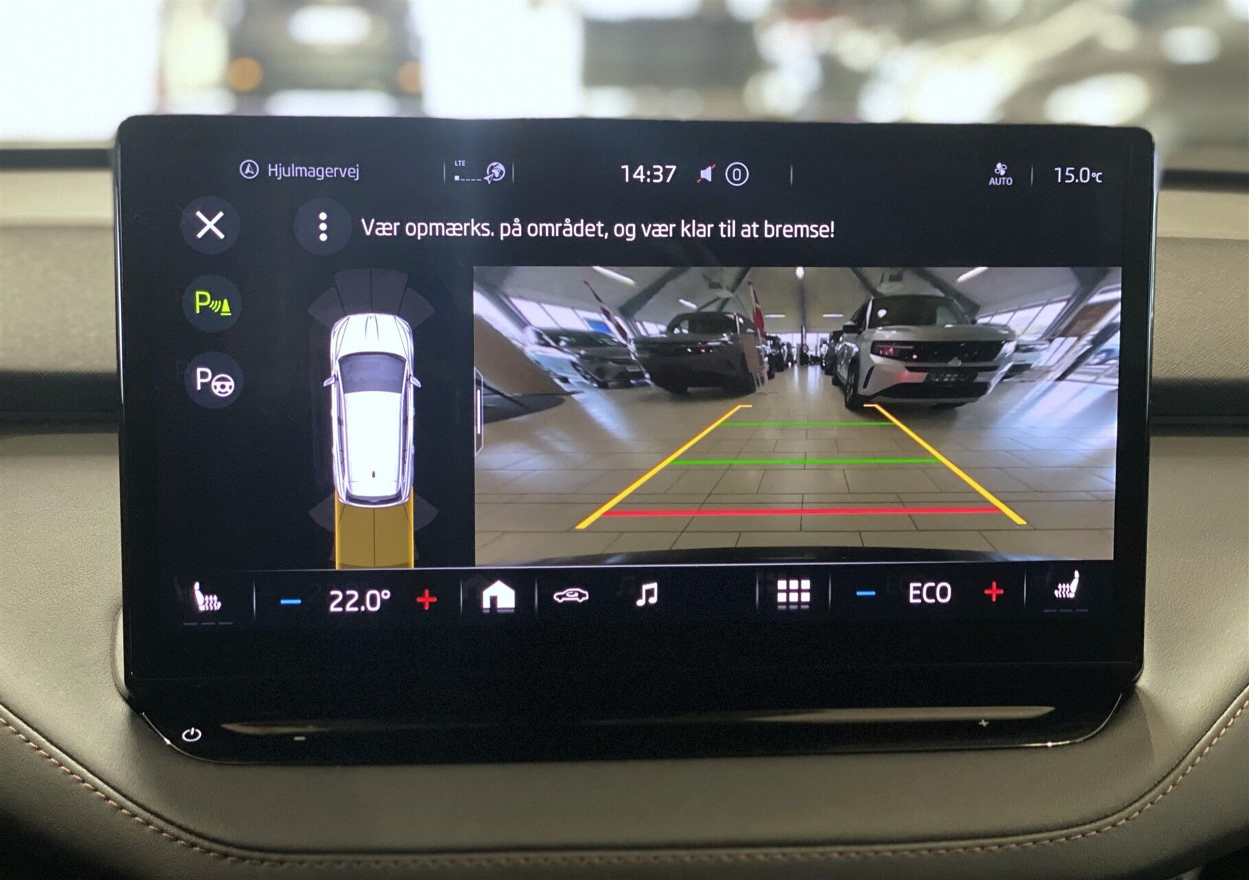 Sort Skoda Enyaq fra 2023