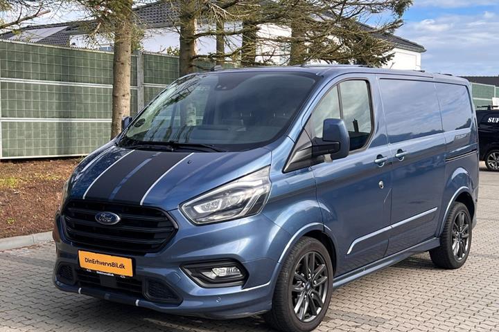 Blå Ford Transit Custom 320 L1 fra 2021