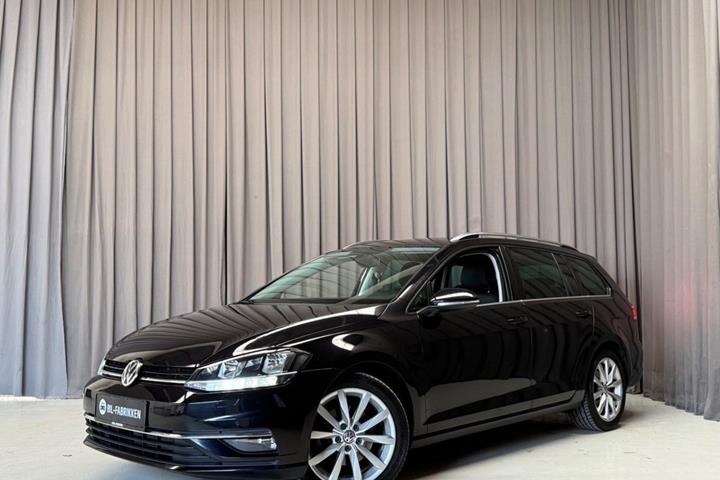 Sort VW Golf VII fra 2019