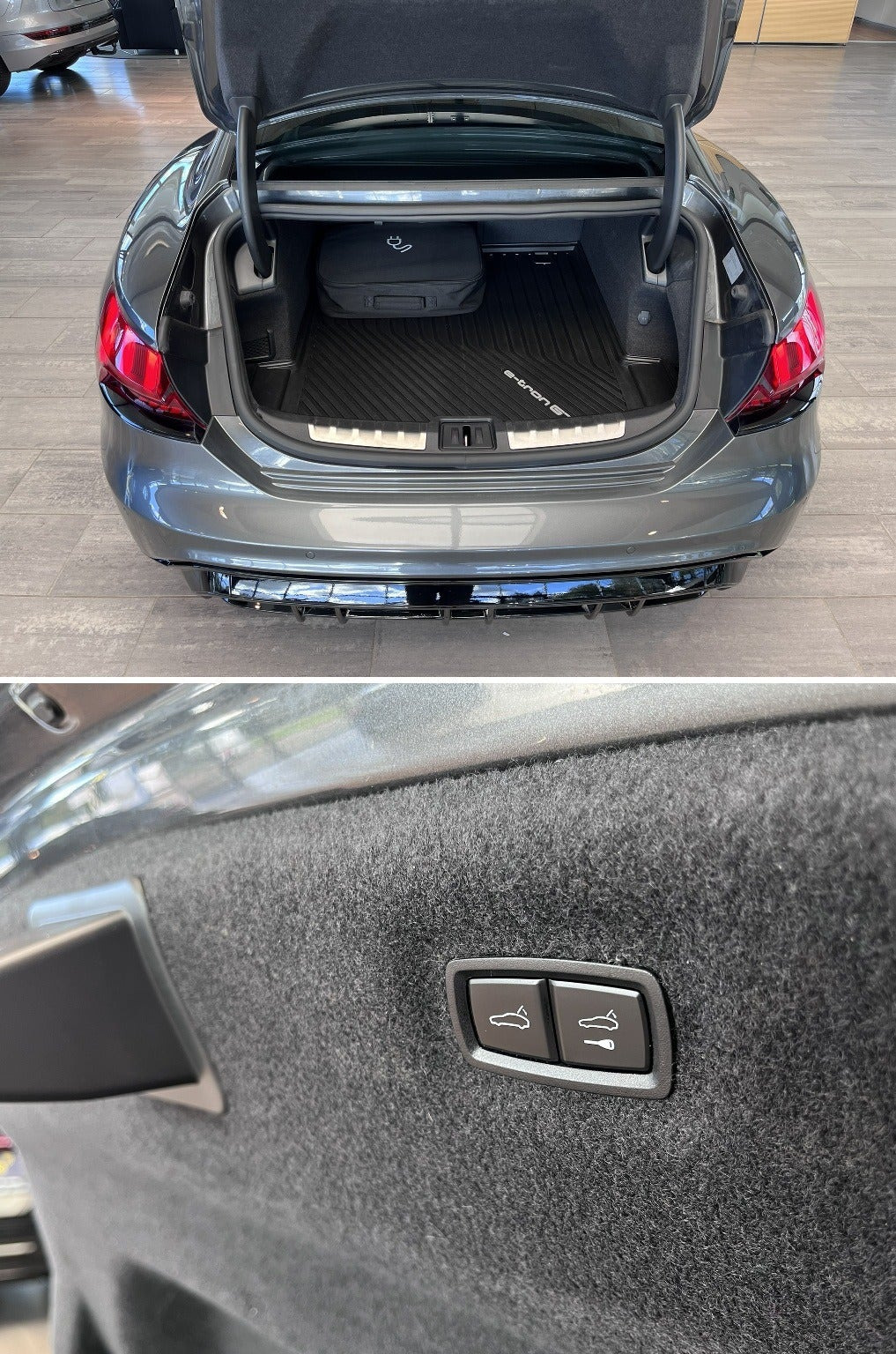 Grå Audi RS e-tron GT fra 2022