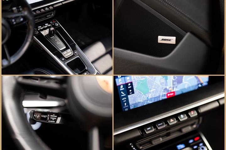 Grøn Porsche 911 Carrera 4S fra 2020