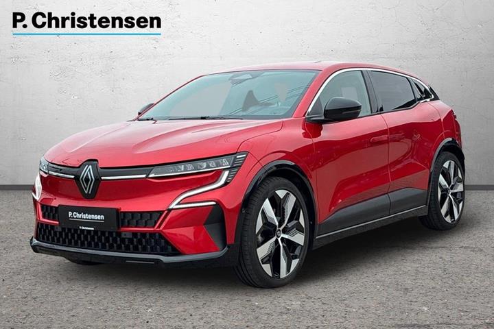Rød Renault Megane E-Tech fra 2023