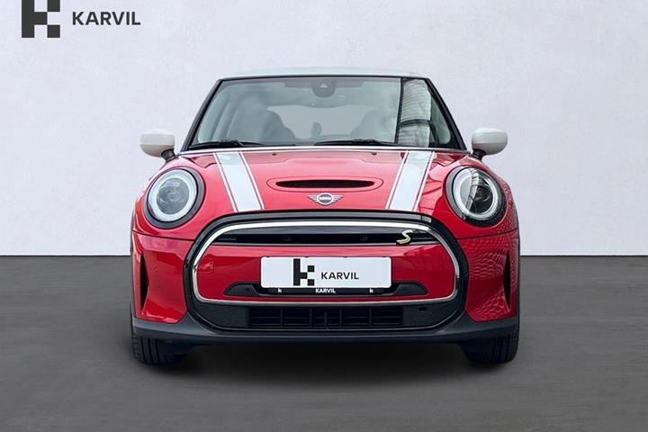 Rød Mini Cooper SE fra 2022