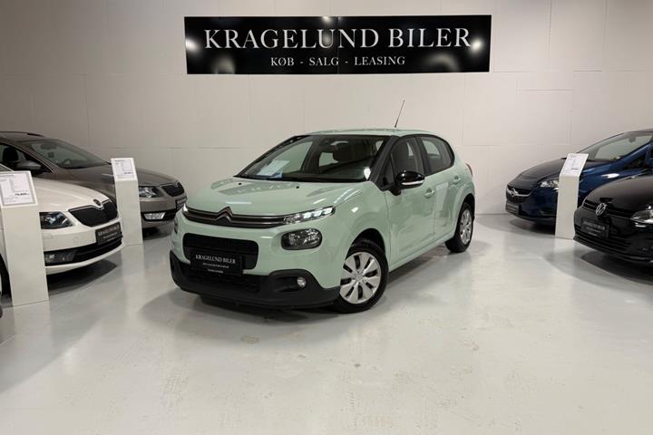Grøn Citroën C3 fra 2017
