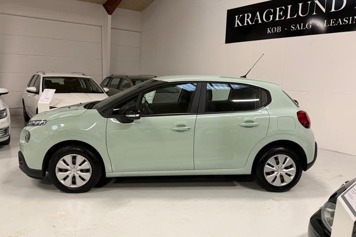 Grøn Citroën C3 fra 2017