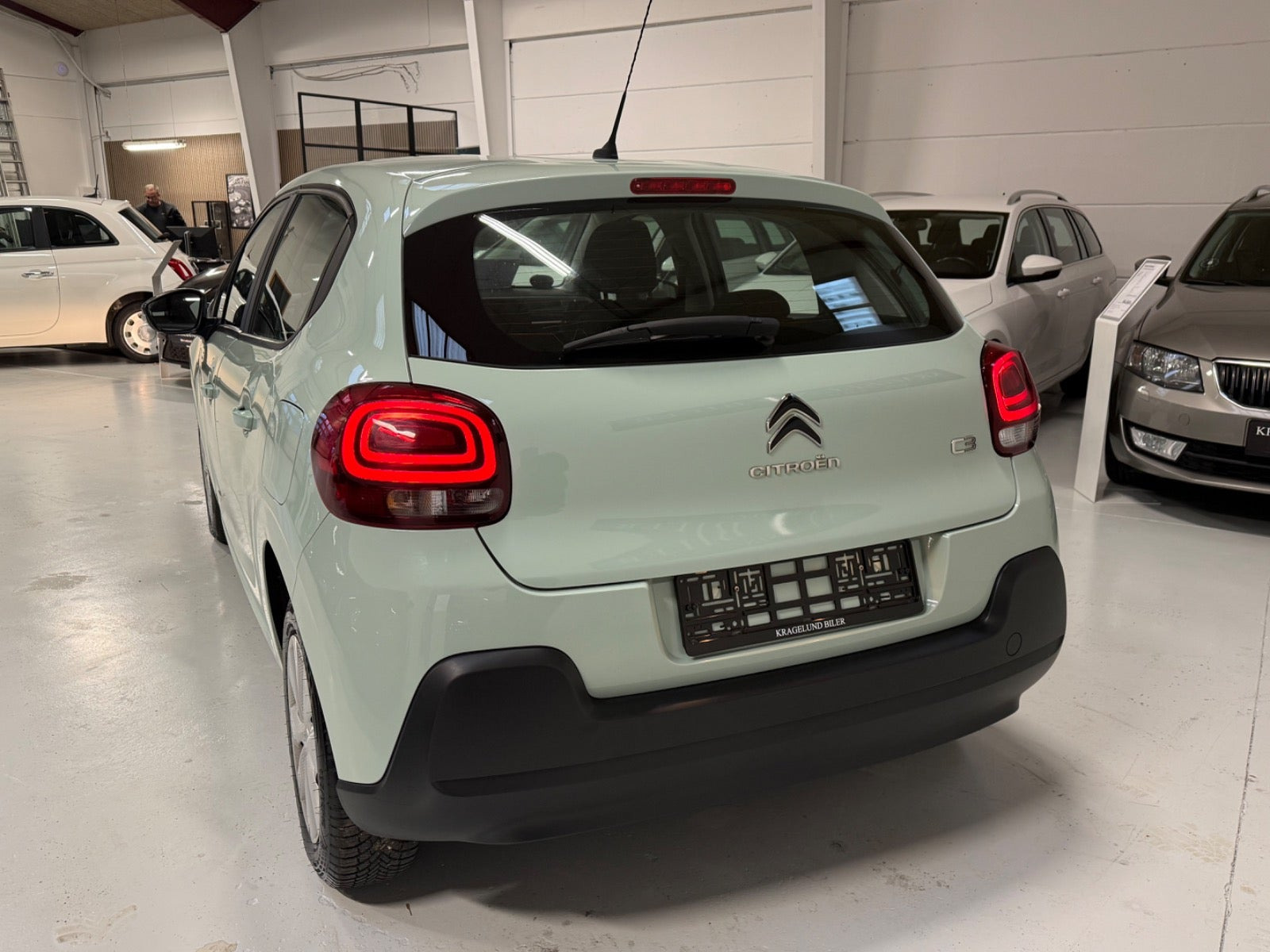 Grøn Citroën C3 fra 2017