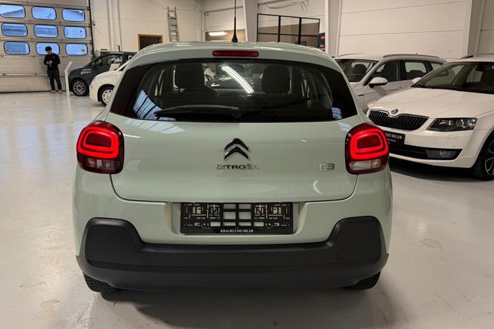 Grøn Citroën C3 fra 2017
