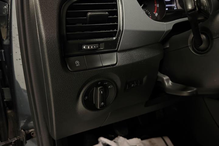 Grøn Skoda Fabia fra 2017