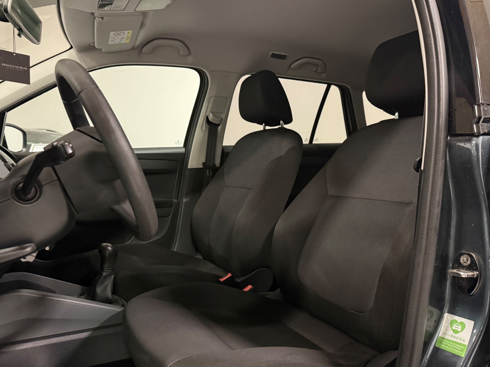 Grøn Skoda Fabia fra 2017