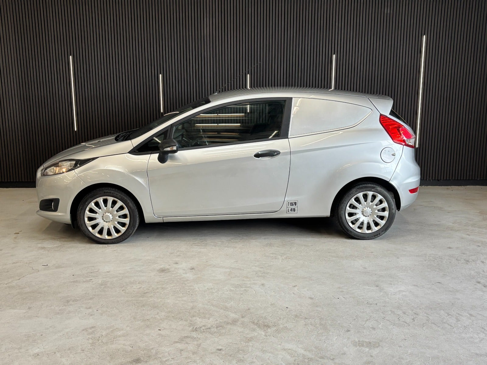 Grøn Ford Fiesta fra 2015